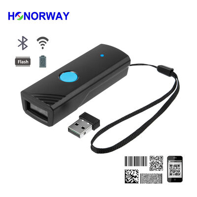 Good price Customized Best Budget USB Dongle Bluetooth 1D 2D QR Portable Barcode Scanner Reader with Batch Storage&Uploading  online
