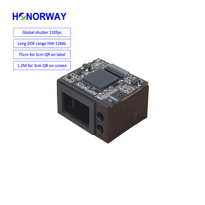 Quality HW-1266L Customized Long Range DOF QR Code Reader OEM 3-16V Wide Range Power 1D 2D Barcode Scanner Engine factory